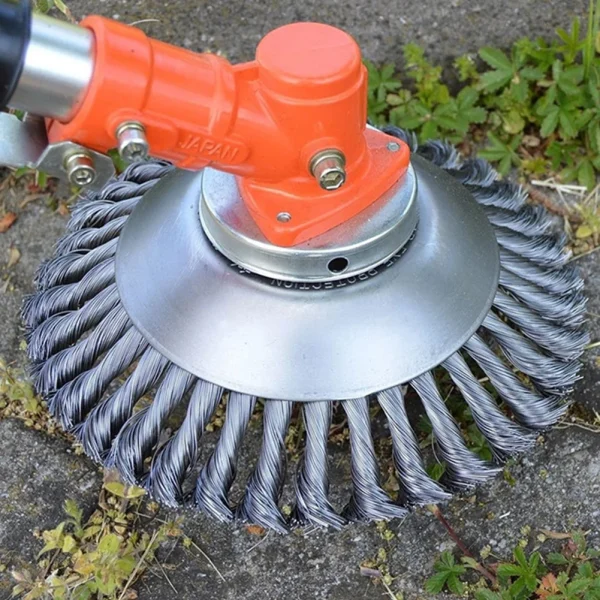 10 Inch Twist Knot Steel Wire Wheel Brush Disc
