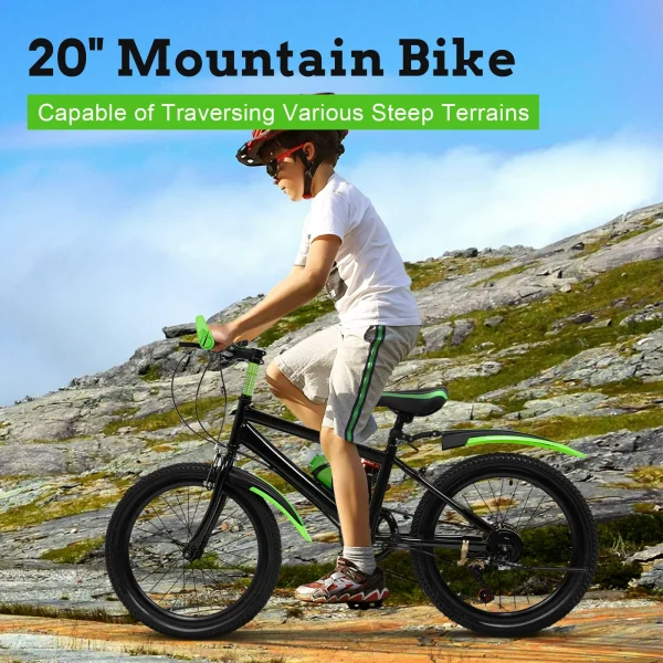 20"  7 Speeds Mountain Bike Kids Bicycle